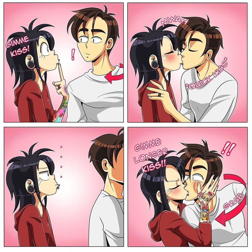 When I Want A Kiss, I Want A Big Kiss