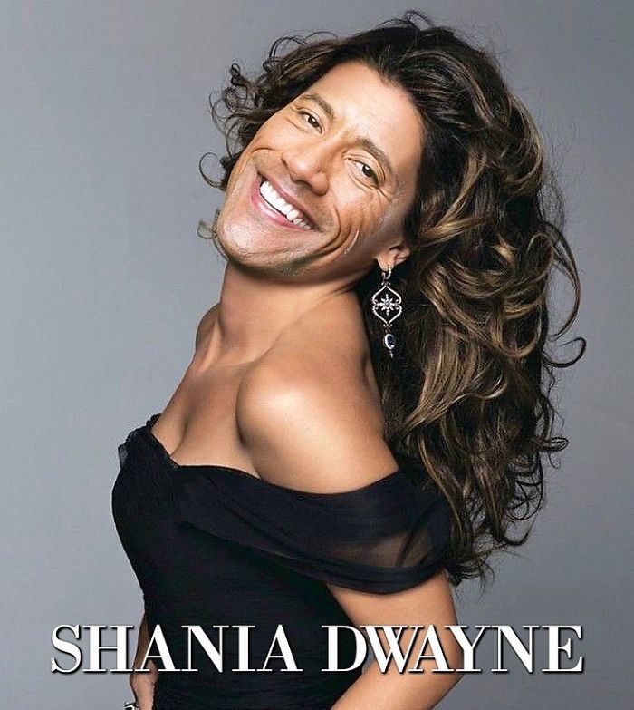 Shania Twain And Dwayne Johnson