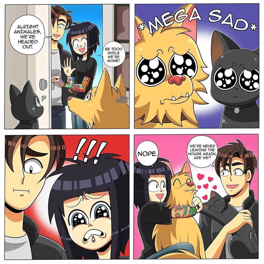 One Of The Hardest Things To Do Is Leave The House. I Can't Resist Those Lil Dumb Beady Eyes!