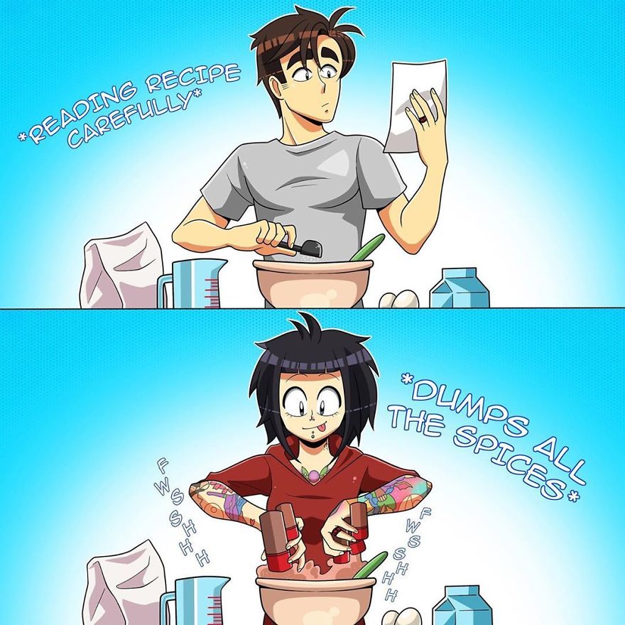 There Are Two Types Of People: Those Who Use Exact Measurements In A Recipe, And Then There's Me