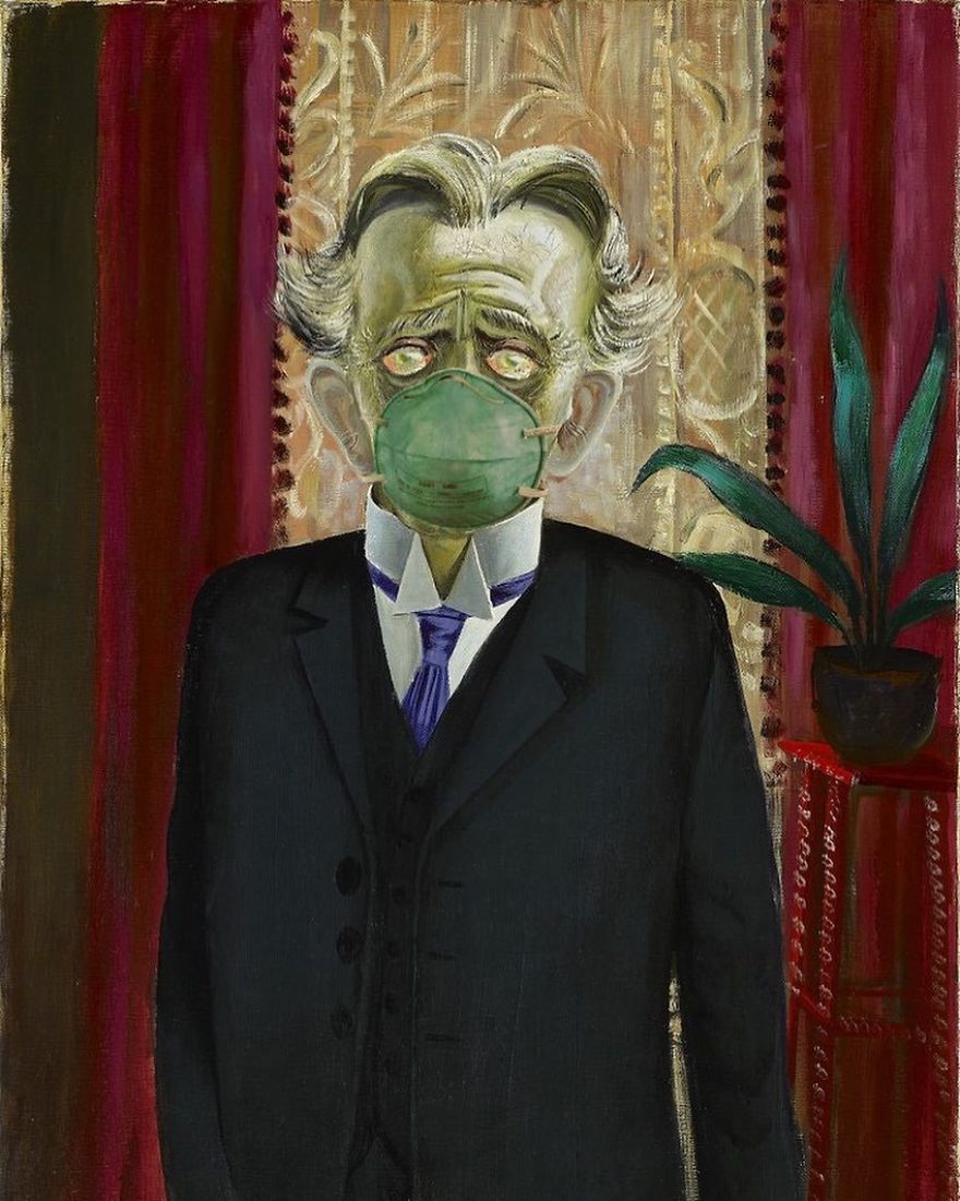 Portrait Of Dr Heinrich Stadelmann By Otto Dix, 1922