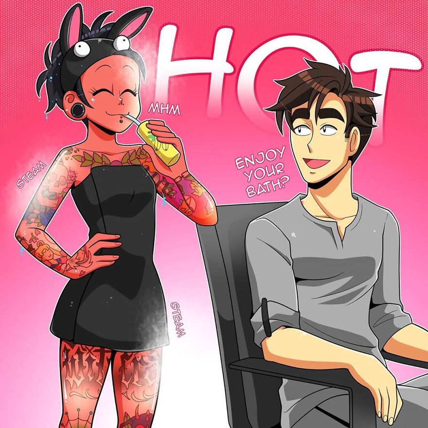 How I Be Lookin' Coming Out Of The Bath