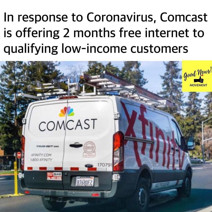 To Help Low-Income Families Stay Connected To Updates About The Covid-19 Pandemic And To Alleviate Those Adversely Affected, Comcast Is Giving Away Two Months Of Free Internet Services Through Its Internet Essentials Program For Eligible Households That Sign Up Starting Monday, March 16