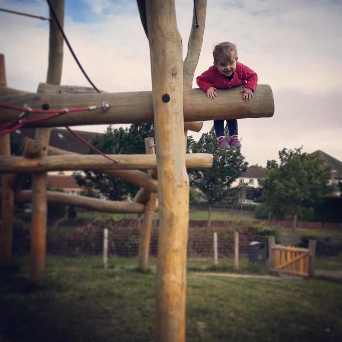 Saturday Morning Hanging Out In The Playground