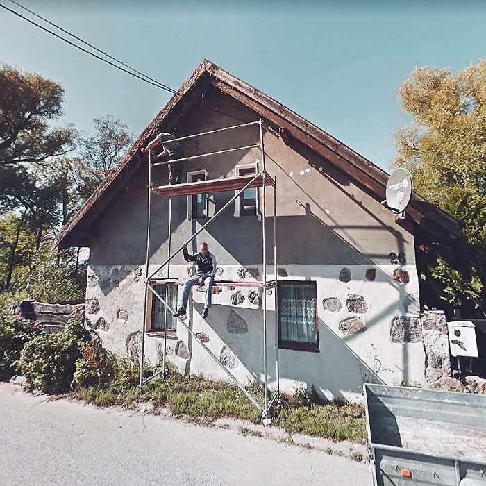 During Quarantine I Travel Around Poland Online And Find These Great Shots On Google Street View