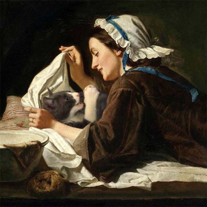 "Mother And Child" With Moochie, Peter Fendi