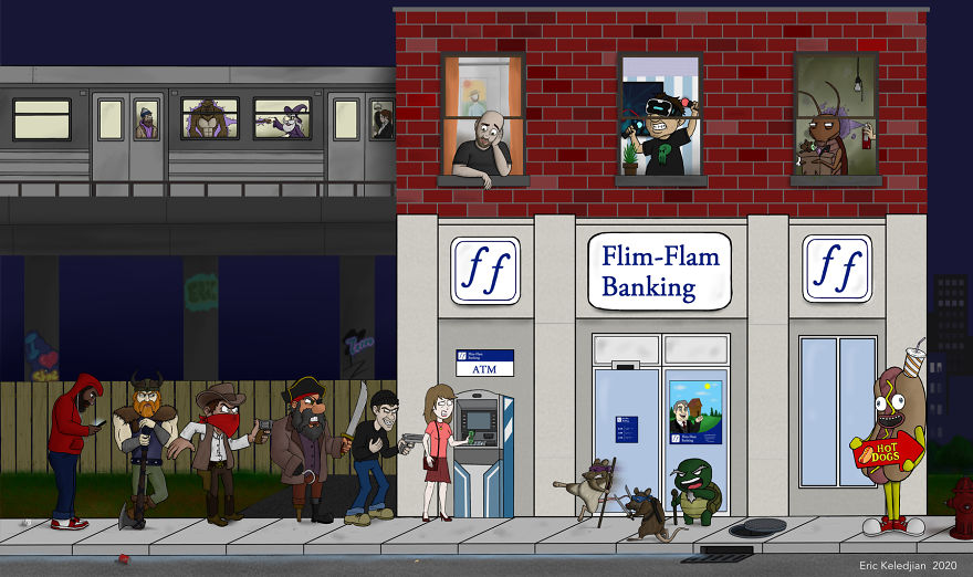 I Added One Character A Day To This Drawing For 37 Days Until I Got This Result 