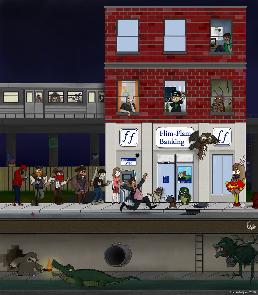 I Added One Character A Day To This Drawing For 37 Days Until I Got This Result I Added One Character A Day To This Drawing For 37 Days Until I Got This Result