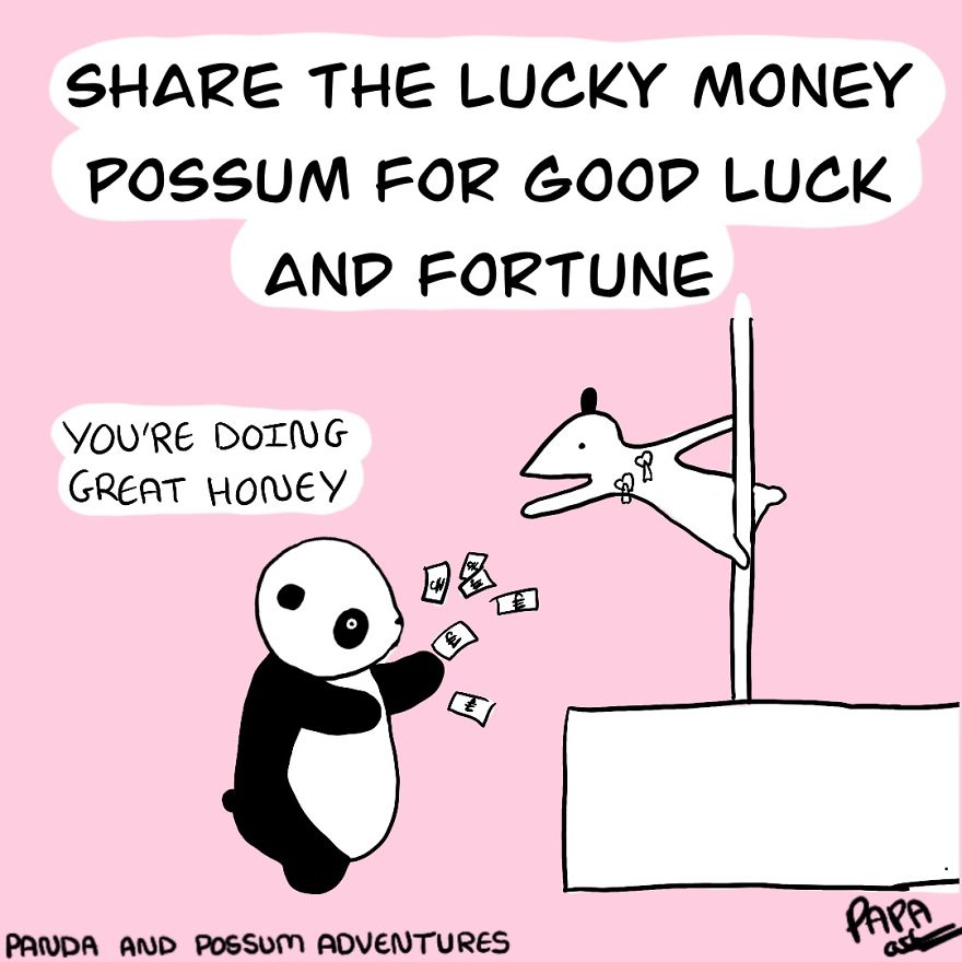 Panda And Possum Adventures- Webcomic