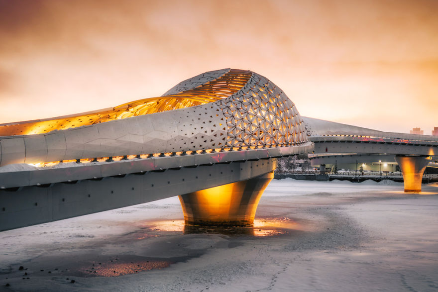 I Visited Nur-Sultan - The Cosmic Capital City Of Kazakhstan During Foggy Winter Time And I Felt Like I Landed On The Other Planet.