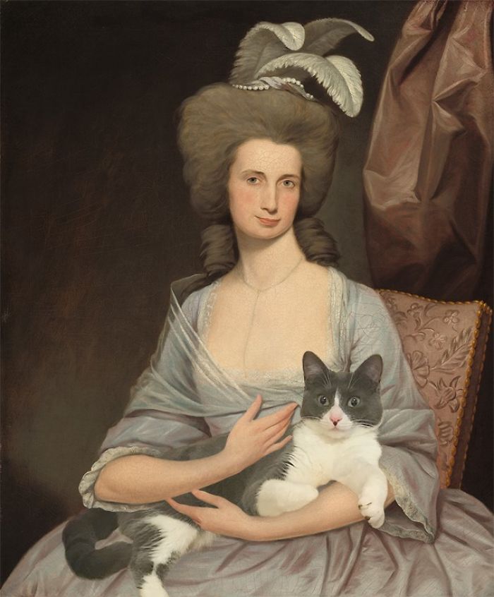 "Elizabeth Stevens Carle" With Moochie, Joseph Wright Of Derby
