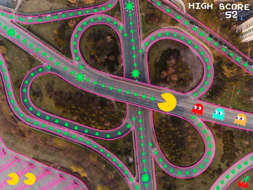 Empty Streets From Our City Become Illustrator’s Artwork