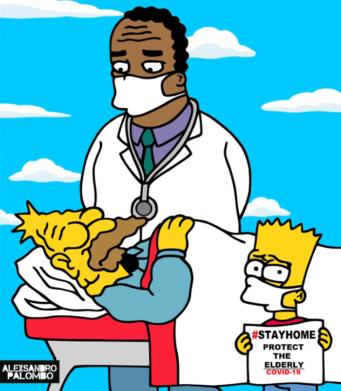 The Simpsons, Family Guy, And Royal Families Encourage People To Stay At Home To Stop Coronavirus