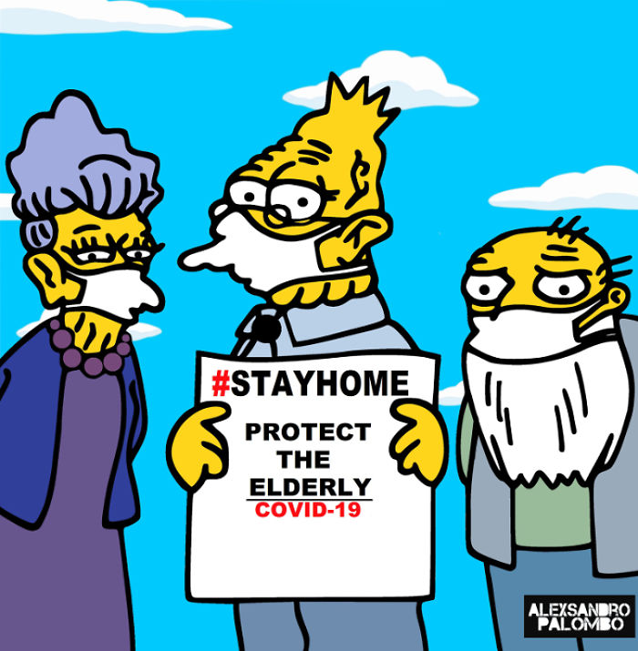 The Simpsons, Family Guy, And Royal Families Encourage People To Stay At Home To Stop Coronavirus