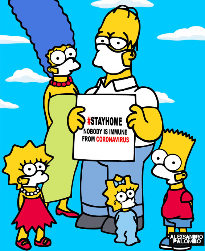 The Simpsons, Family Guy, And Royal Families Encourage People To Stay At Home To Stop Coronavirus The Simpsons, Family Guy, And Royal Families Encourage People To Stay At Home To Stop Coronavirus
