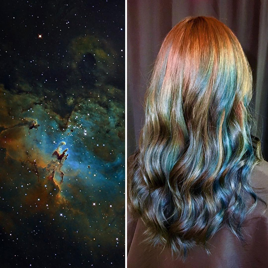 Hairdresser Is Inspired By Nature To Create Colored Hair And The Result Is Incredible
