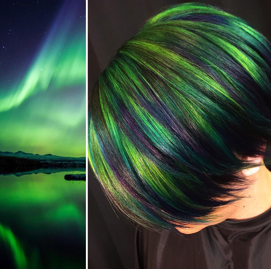 Hairdresser Is Inspired By Nature To Create Colored Hair And The Result Is Incredible