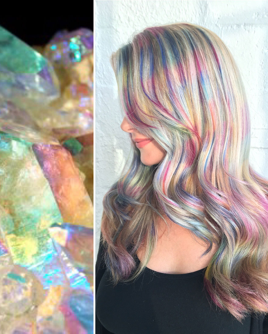 Hairdresser Is Inspired By Nature To Create Colored Hair And The Result Is Incredible
