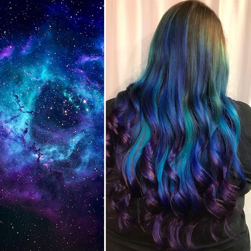 Hairdresser Is Inspired By Nature To Create Colored Hair And The Result Is Incredible