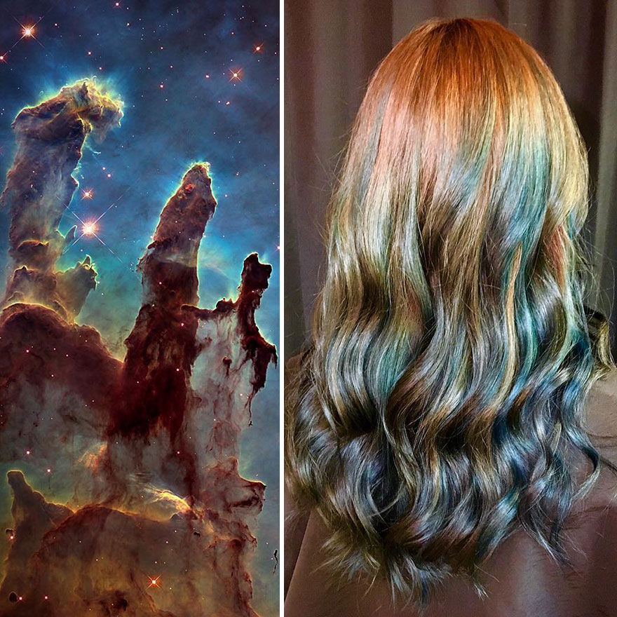 Hairdresser Is Inspired By Nature To Create Colored Hair And The Result Is Incredible
