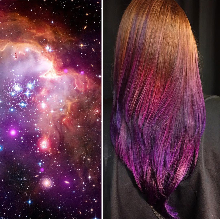 Hairdresser Is Inspired By Nature To Create Colored Hair And The Result Is Incredible