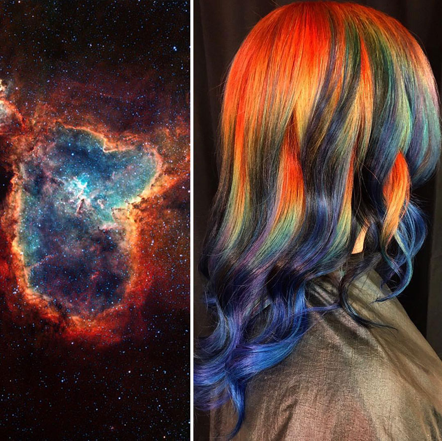 Hairdresser Is Inspired By Nature To Create Colored Hair And The Result Is Incredible