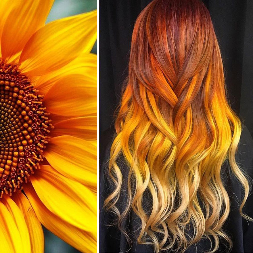 Hairdresser Is Inspired By Nature To Create Colored Hair And The Result Is Incredible