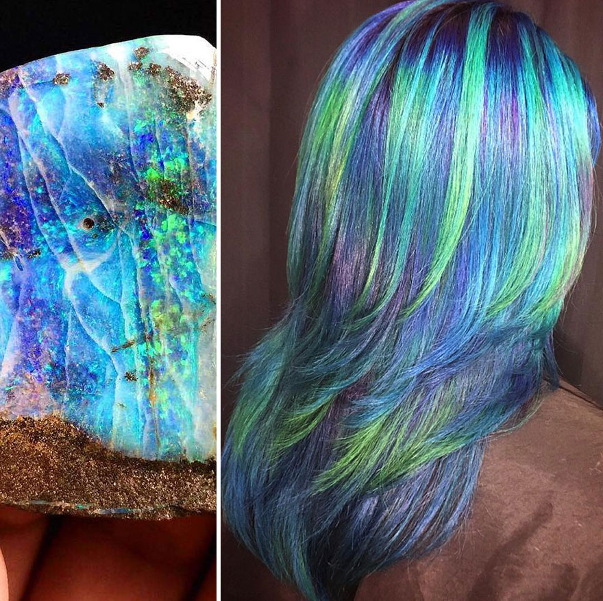 Hairdresser Is Inspired By Nature To Create Colored Hair And The Result Is Incredible