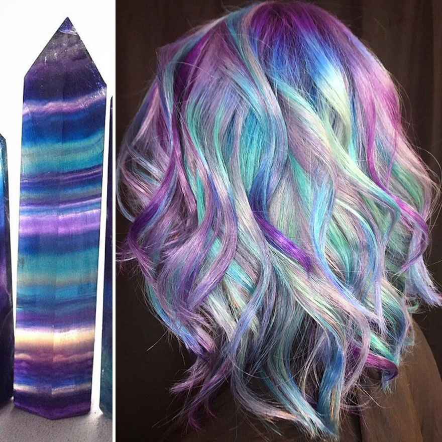 Hairdresser Is Inspired By Nature To Create Colored Hair And The Result Is Incredible