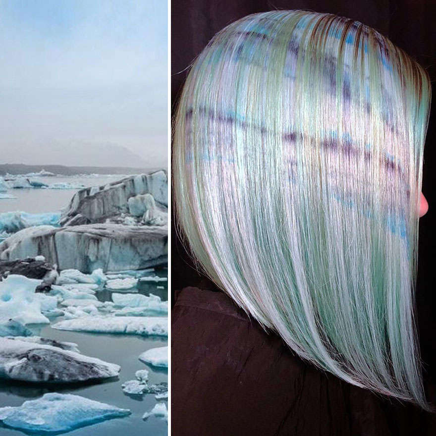 Hairdresser Is Inspired By Nature To Create Colored Hair And The Result Is Incredible