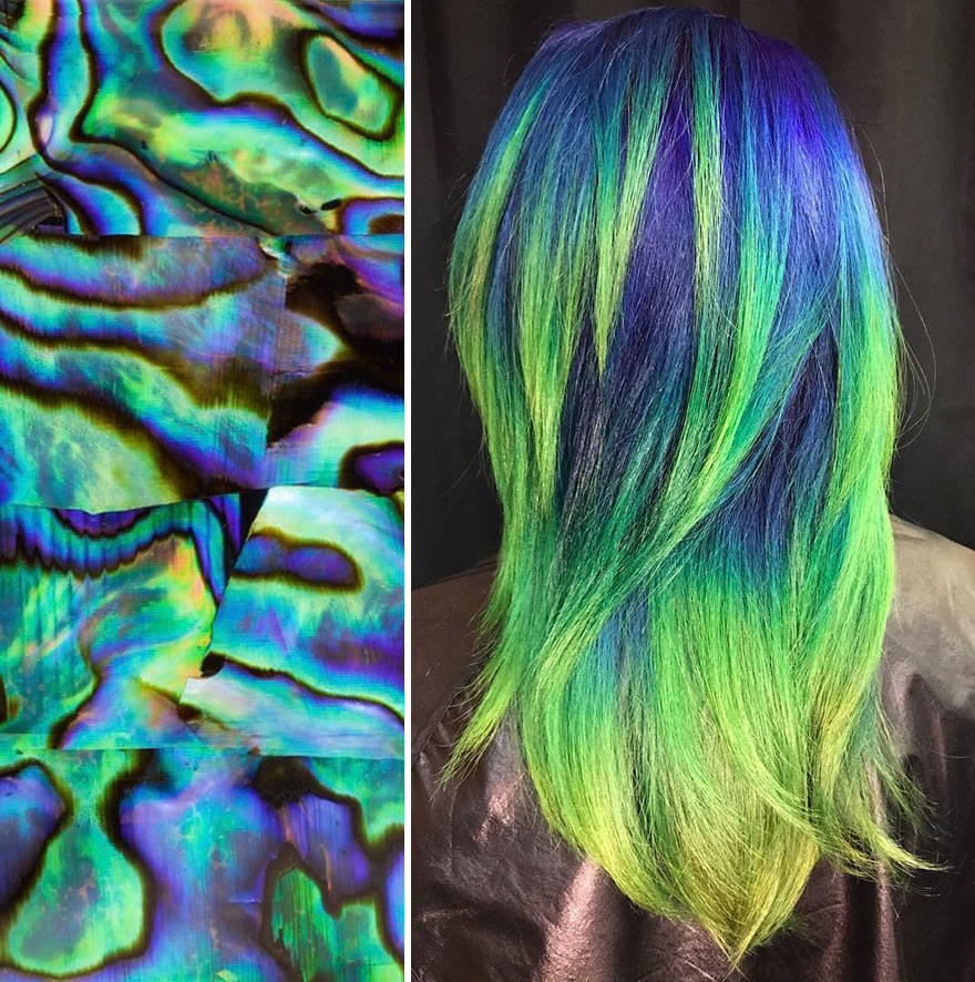 Hairdresser Is Inspired By Nature To Create Colored Hair And The Result Is Incredible