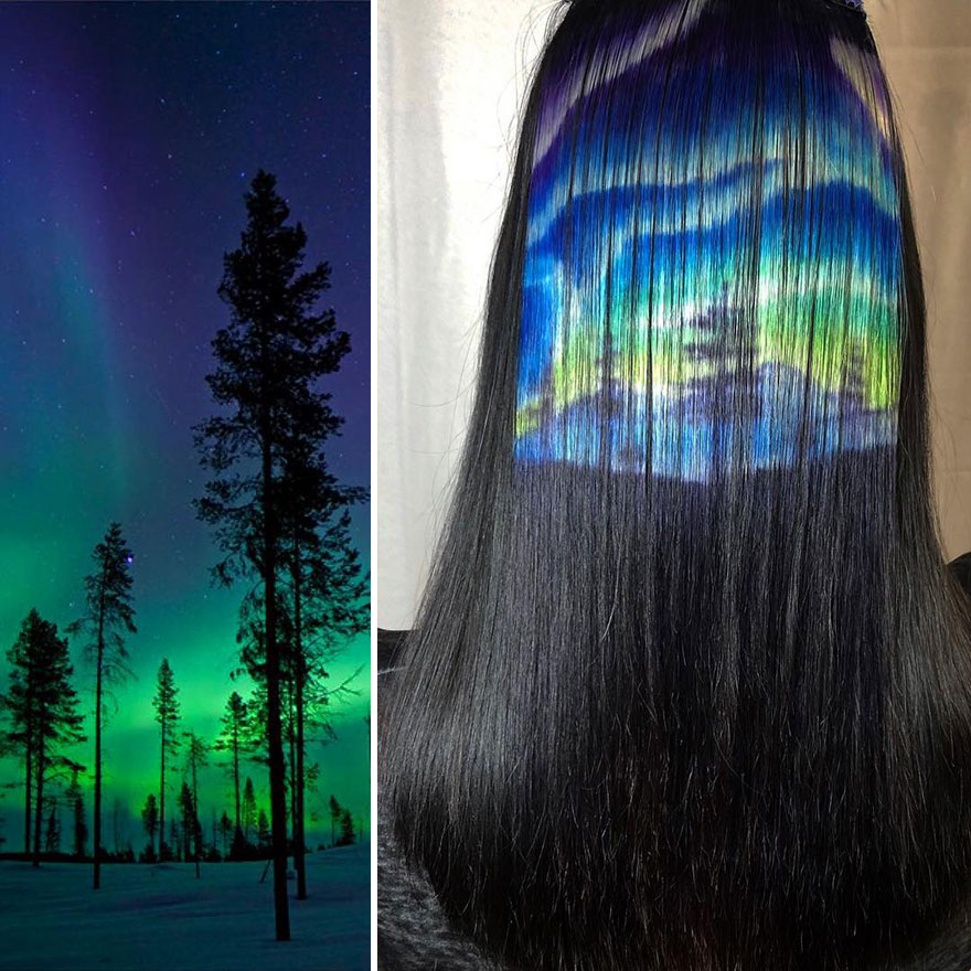 Hairdresser Is Inspired By Nature To Create Colored Hair And The Result Is Incredible
