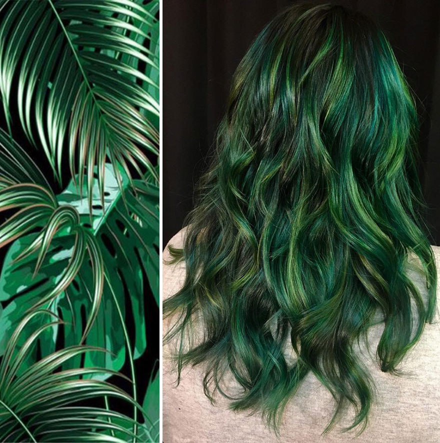 Hairdresser Is Inspired By Nature To Create Colored Hair And The Result Is Incredible