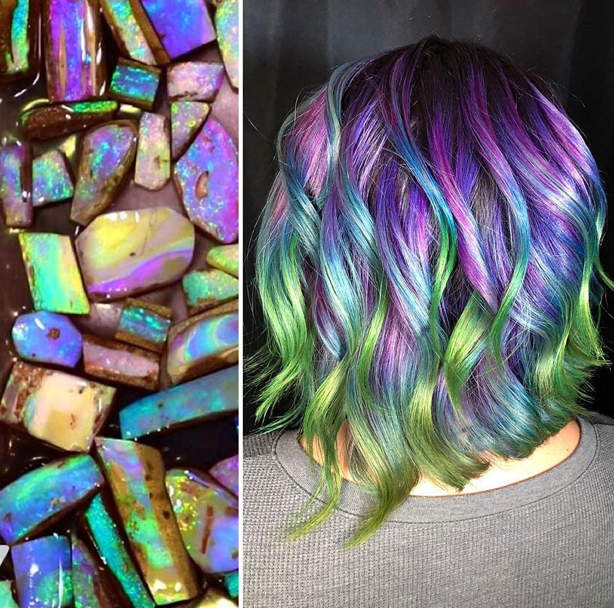 Hairdresser Is Inspired By Nature To Create Colored Hair And The Result Is Incredible