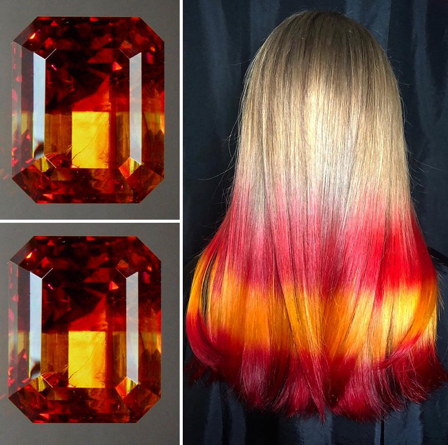 Hairdresser Is Inspired By Nature To Create Colored Hair And The Result Is Incredible