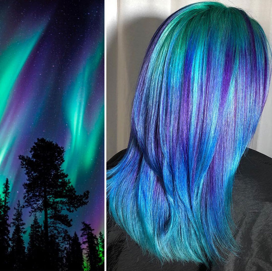 Hairdresser Is Inspired By Nature To Create Colored Hair And The Result Is Incredible