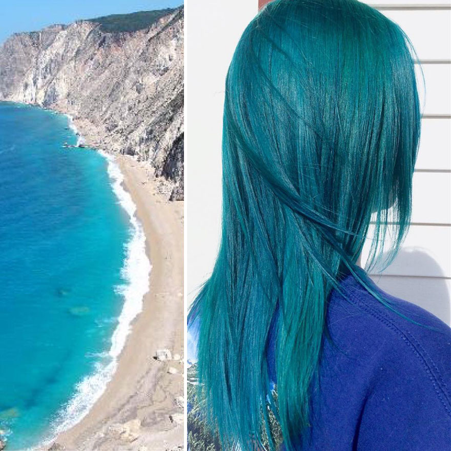 Hairdresser Is Inspired By Nature To Create Colored Hair And The Result Is Incredible