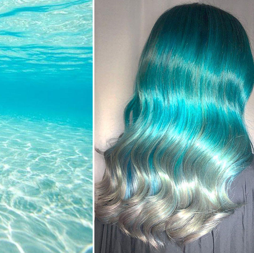 Hairdresser Is Inspired By Nature To Create Colored Hair And The Result Is Incredible