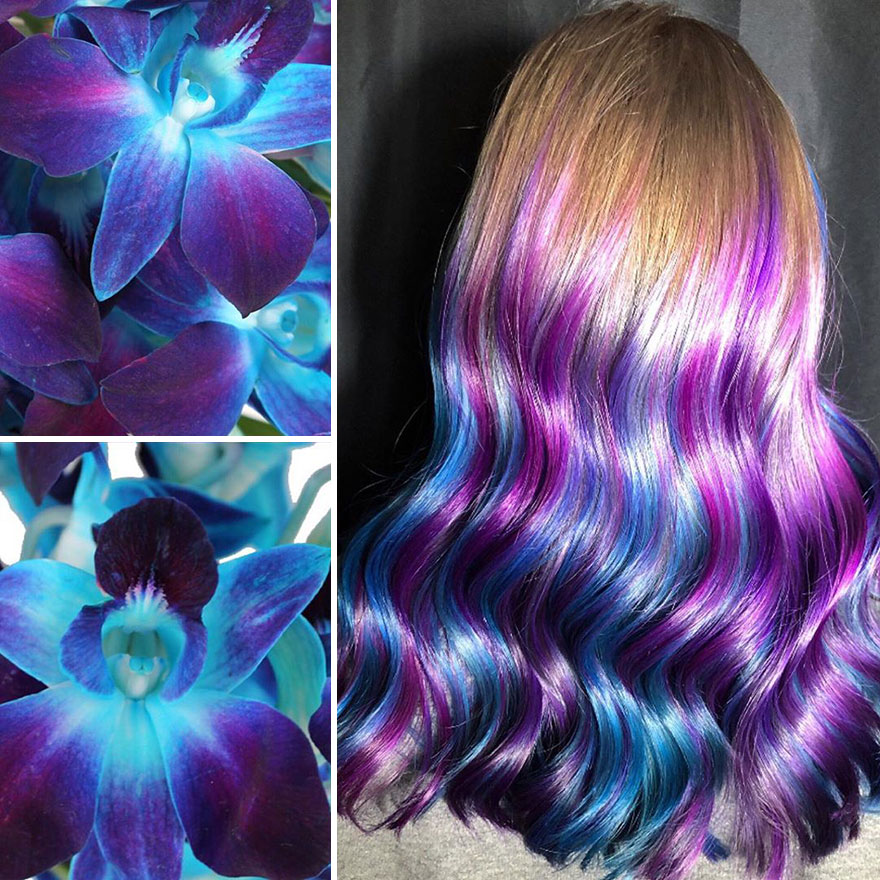 Hairdresser Is Inspired By Nature To Create Colored Hair And The Result Is Incredible