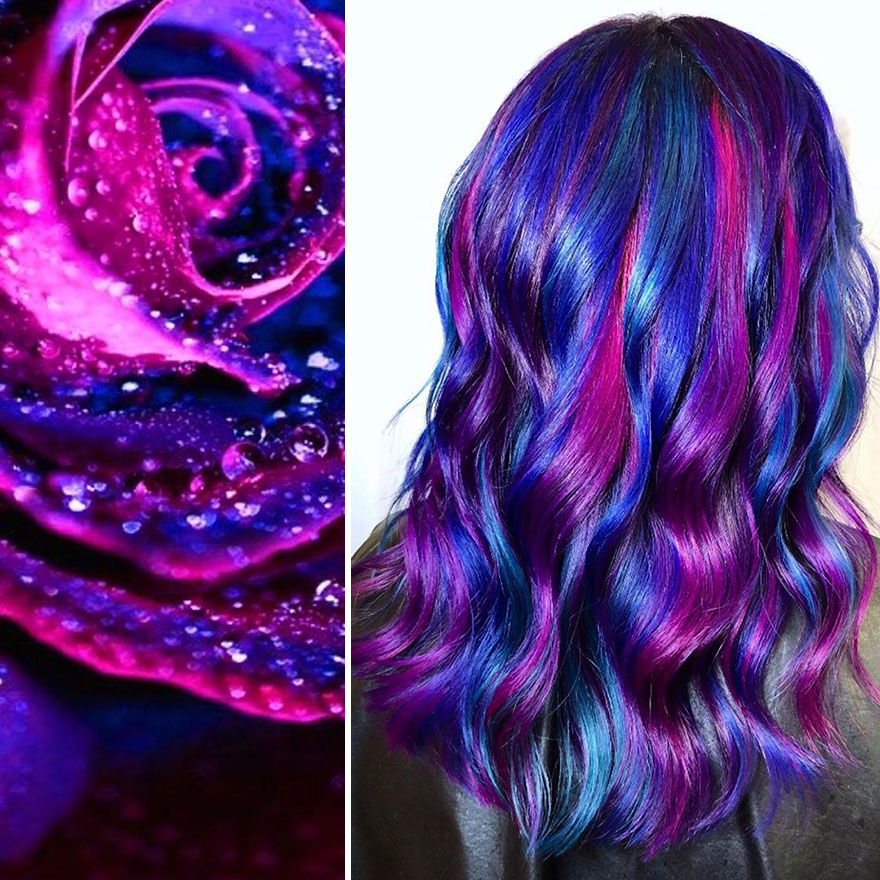 Hairdresser Is Inspired By Nature To Create Colored Hair And The Result Is Incredible