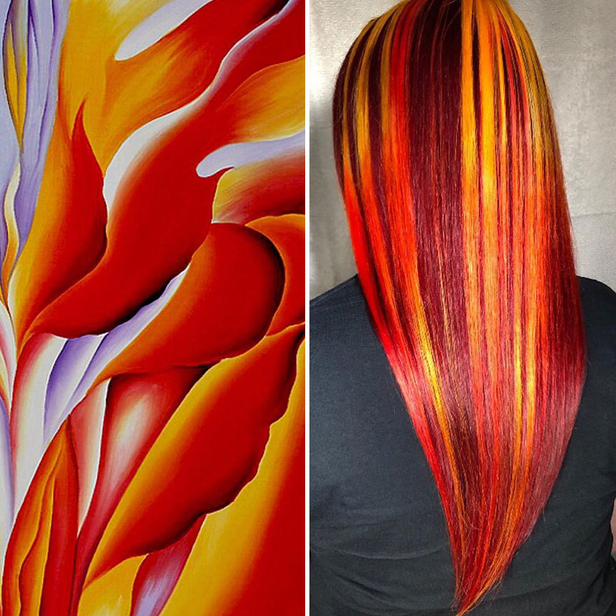 Hairdresser Is Inspired By Nature To Create Colored Hair And The Result Is Incredible