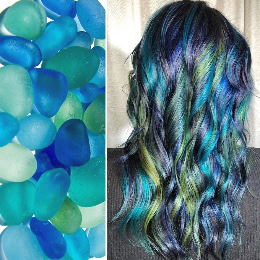 Hairdresser Is Inspired By Nature To Create Colored Hair And The Result Is Incredible