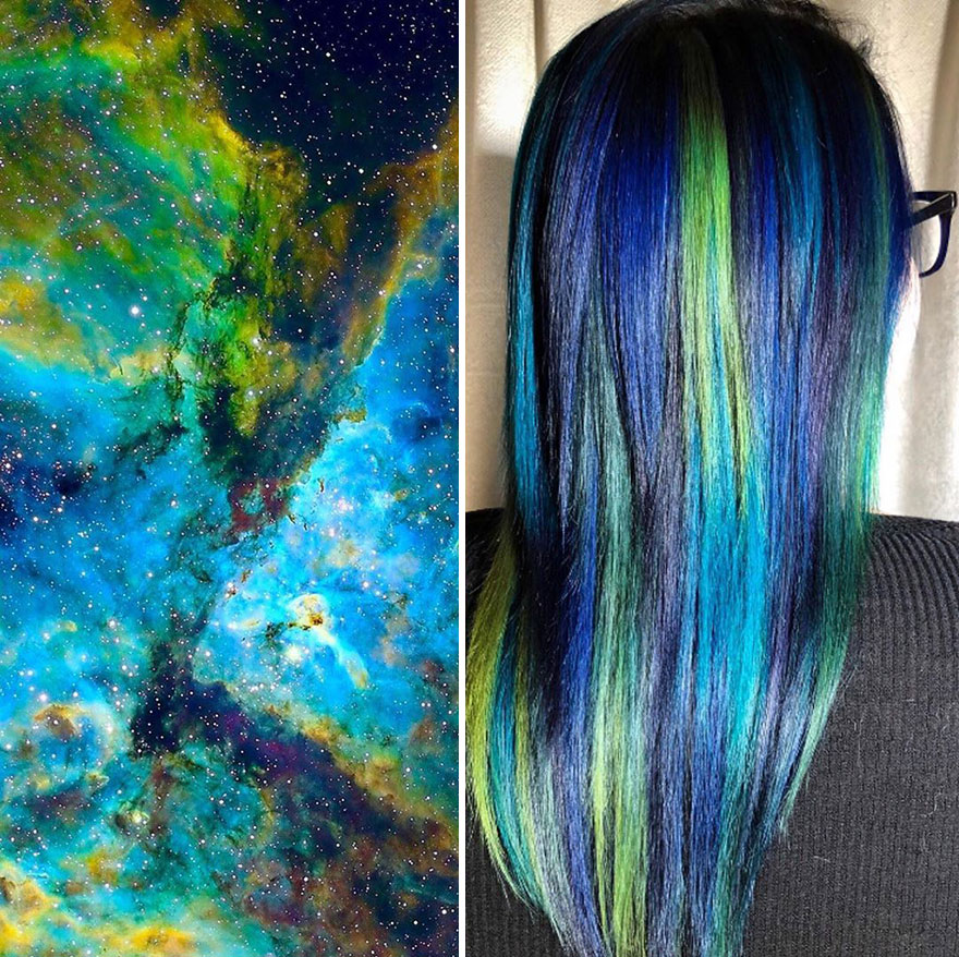Hairdresser Is Inspired By Nature To Create Colored Hair And The Result Is Incredible