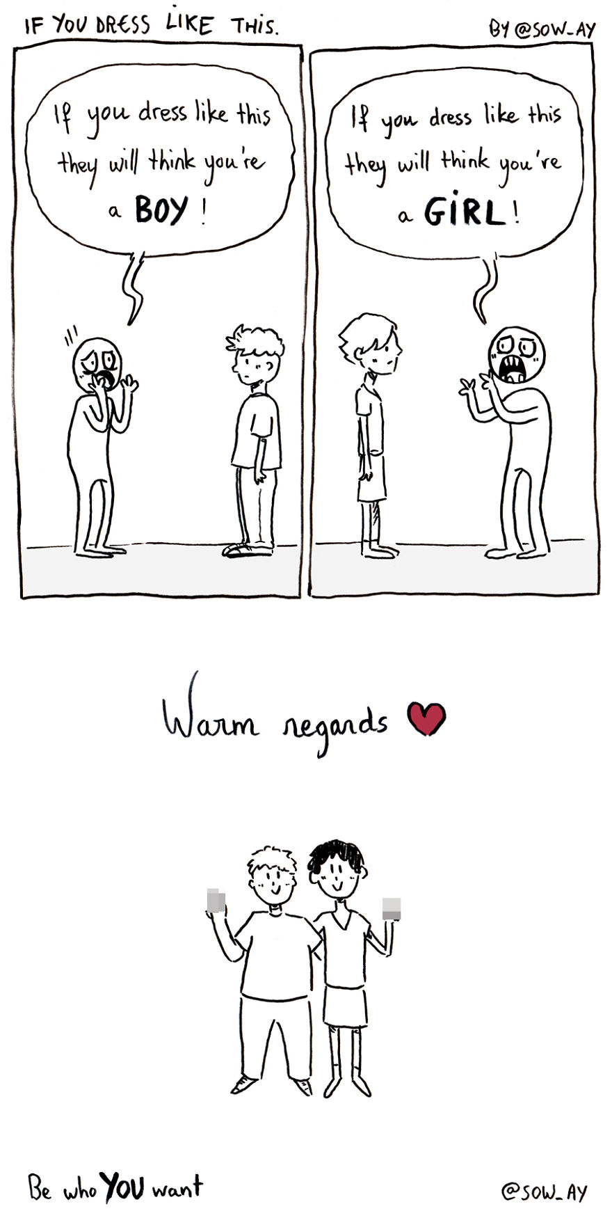 I Draw About Lgbt+ Lives And Issues To Let People Know That They Are Not Alone