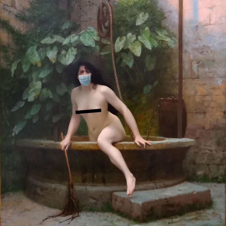 Truth Coming Out Of Her Well By Jean-Léon Gérôme, 1896