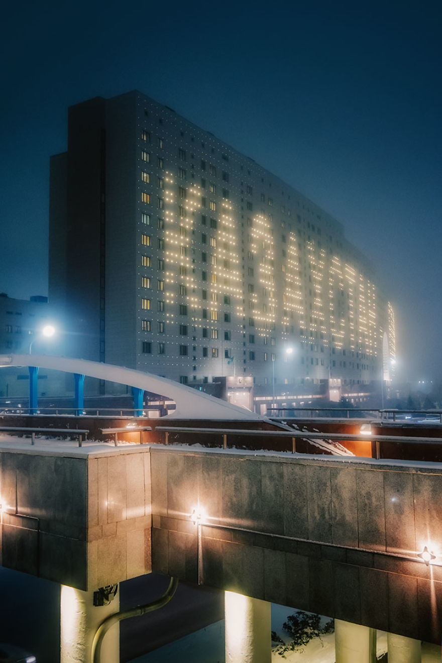 I Visited Nur-Sultan - The Cosmic Capital City Of Kazakhstan During Foggy Winter Time And I Felt Like I Landed On The Other Planet.