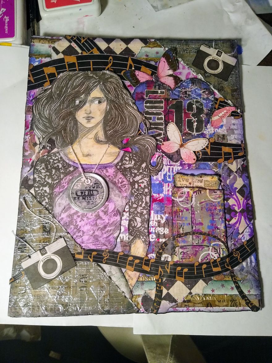 I Have Avoidant Personality Disorder, And I Make Mixed Media Art