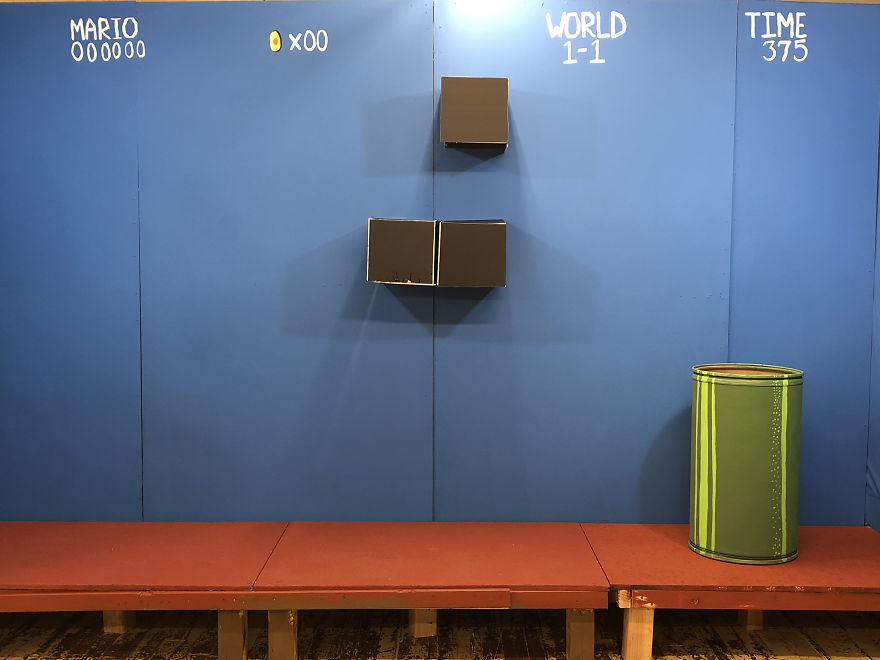 I Built A Life Size Super Mario Bros Set During Quarantine