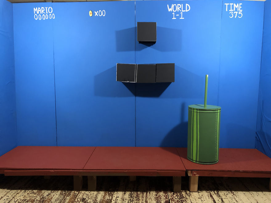 I Built A Life Size Super Mario Bros Set During Quarantine