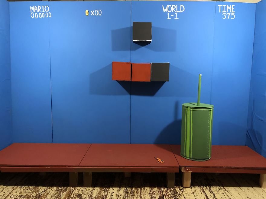 I Built A Life Size Super Mario Bros Set During Quarantine